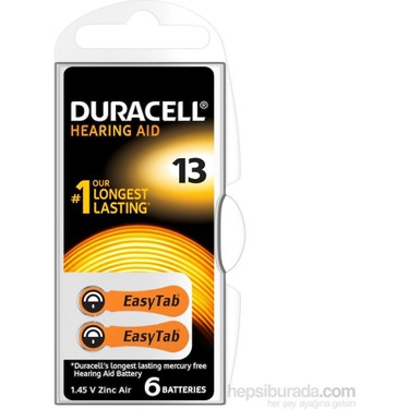 Duracell İşitme Cihazı Pili