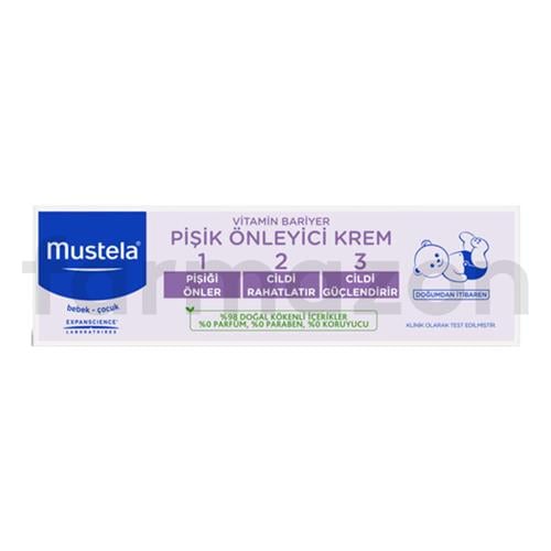 Mustela Vitamin Barrier 1.2.3 Pişik Kremi 100 ml