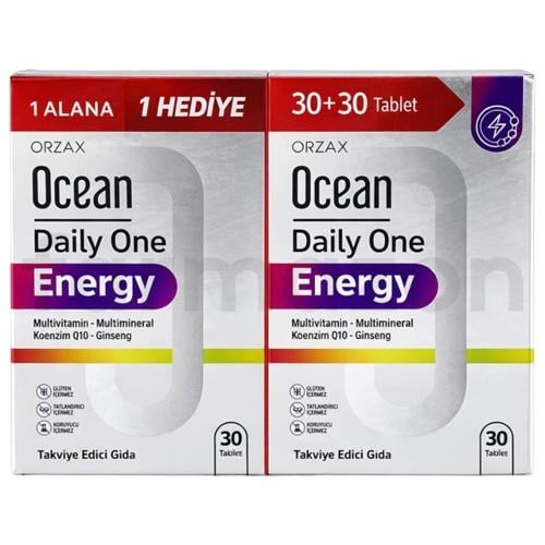 Ocean Daily One Energy 30+30 Tablet - 1 Alana 1 Hediye