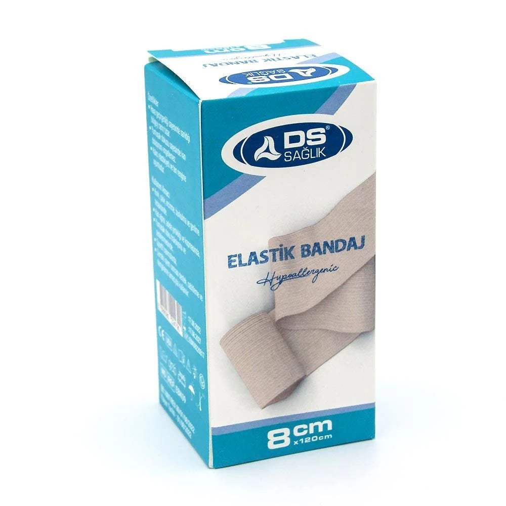 Elastik Bandaj 8 CM – Elastik Destek ve Kompresyon Bandajı
