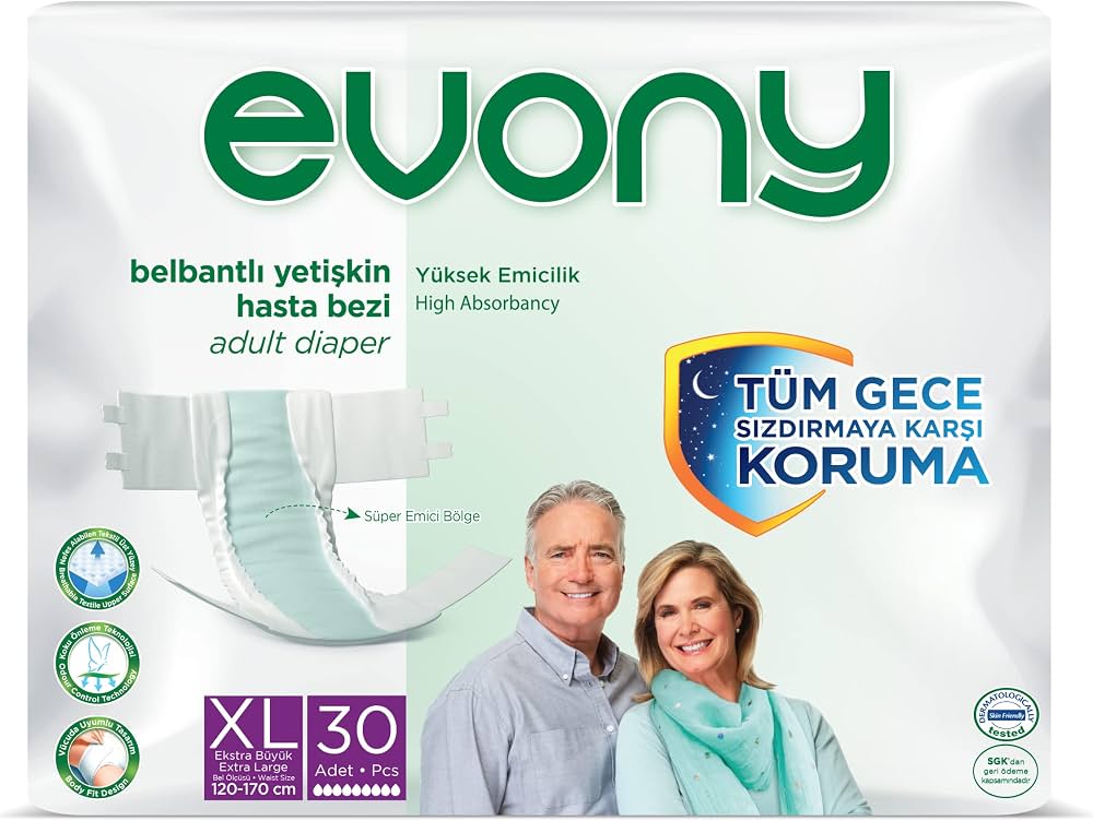 Evony Bel Bantlı Hasta Bezi – Yetişkin Hasta Bezi
