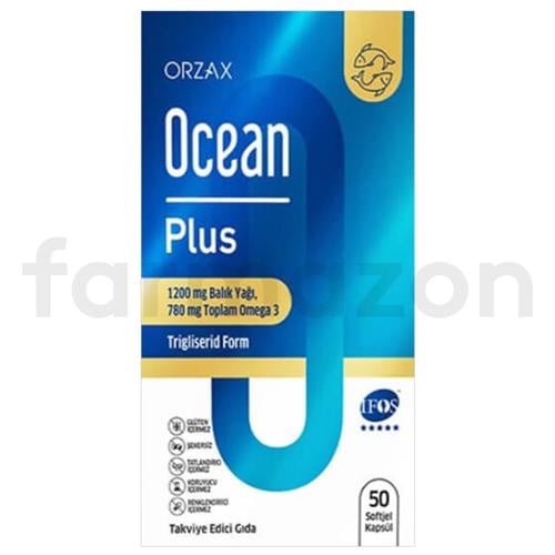 Ocean Plus 1200 mg 50 Softjel Kapsül