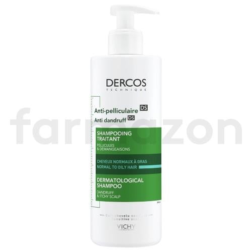 Vichy Dercos Anti Dandruff Normal ve Yağlı Saçlar İçin Kepek Karşıtı Şampuan 390 ml