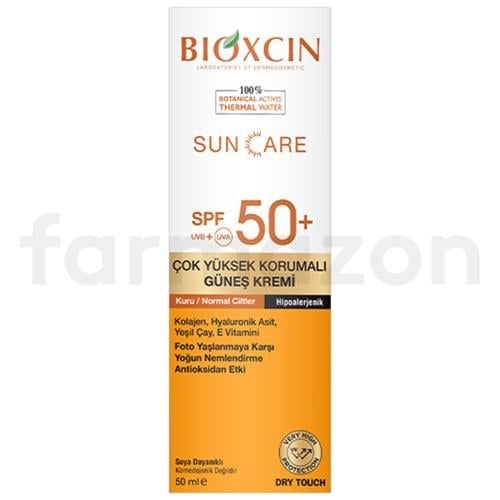 Bioxcin Güneş Kremi Kuru & Normal Ciltler İçin SPF50 50 ml