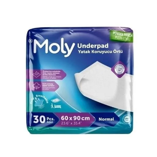 Hasta Yatak Koruyucusu 60cm*90cm Moly – Emici Hasta Yatak Örtüsü