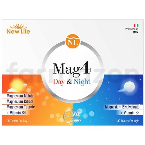 New Life Mag 4 Day 30 Tablet & Night 30 Tablet