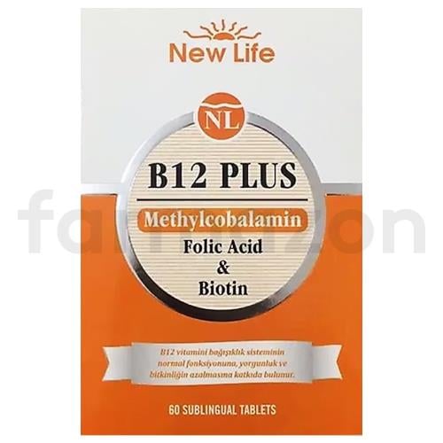 New Life B12 Plus Methylcobalamin 60 Tablet