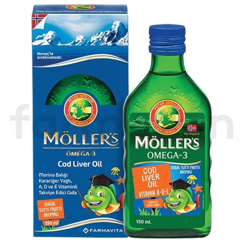 Möller's Omega-3 Balık Yağı Şurubu Tutti Frutti 150 ml