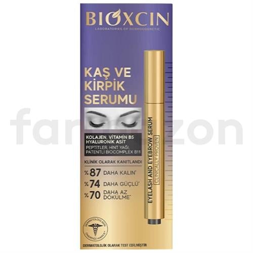 Bioxcin Kolajen ve Hyaluronik Asit İçerikli Kaş ve Kirpik Serumu 3 ml
