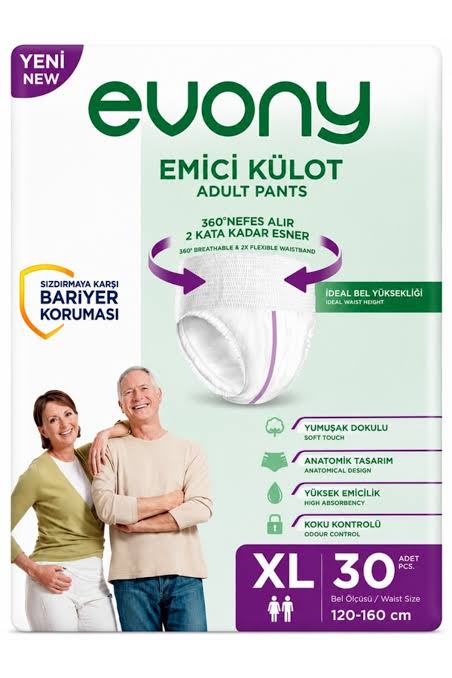 Evony Külot Hasta Bezi – Yetişkin Hasta Bezi