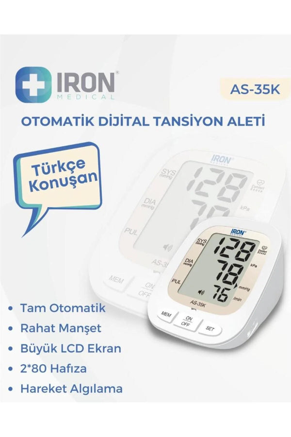 IRON Tansiyon Aleti AS35K – Tansiyon Ölçüm Cihazı