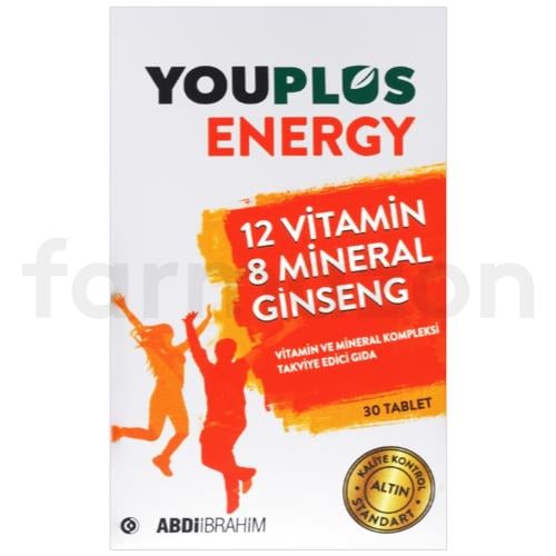 Youplus Energy Vitamin Mineral Kompleksi 30 Tablet